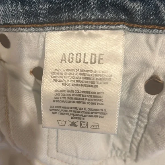 Agolde Nico High Rise Slim in Shoreline, size 31 - Picture 5 of 11